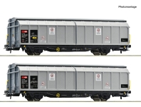 Roco 6600110 - H0 - 2-tlg. Set Schiebewandwagen Cargo Domizil, SBB Cargo, Ep. VI